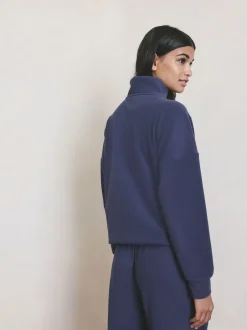 Next Bleu - Polaire à col zippé Outlet