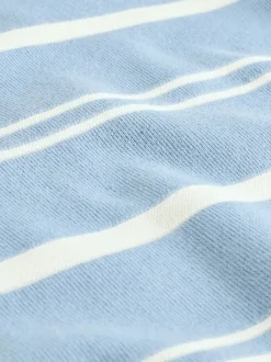 Next Bleu - Pull à Rayure Col Rayé  100% Coton (3-16ans) Best