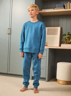 Next - Pyjama simple en laine polaire (3-16yrs) Bleu