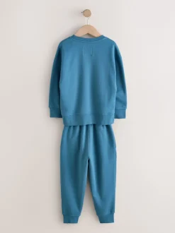 Next - Pyjama simple en laine polaire (3-16yrs) Bleu