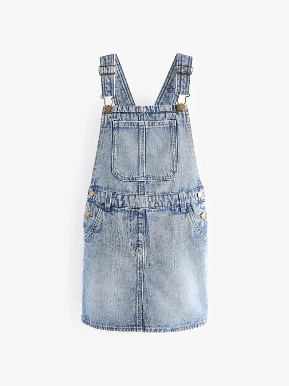 Next Bleu - Robe à pinces en denim (3-16ans) Clearance