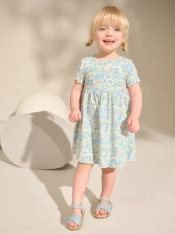 Next - Robe en jersey côtelé (3mths-7yrs) Bleu New