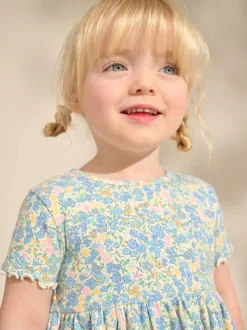 Next - Robe en jersey côtelé (3mths-7yrs) Bleu New