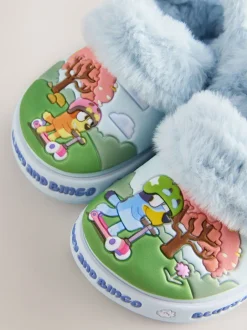 Next Bleu - Sabots chaussons doublés Bluey Cosy Hot