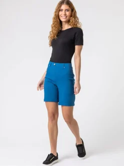 Roman - Short extensible à revers Bleu Clearance