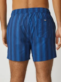 BOSS Bleu - Shorts de bain Flounder à rayures Discount
