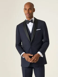 Skopes Bleu - Tailored Fit Newman Check Costume : Veste Clearance