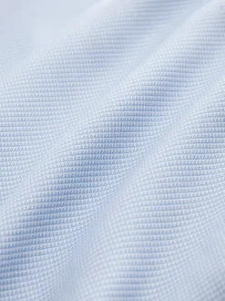 Next Bleu - Slim Fit (Slim Fit) - Signature 100% coton avec chemise élégante texturée Clearance