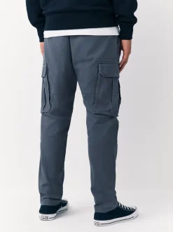 Next Bleu - Slim Fit (Slim Fit) - Pantalon cargo stretch en coton New