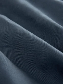 Next Bleu - Slim Fit (Slim Fit) - Pantalons Chinos extensibles plissés avec taille élastique Online