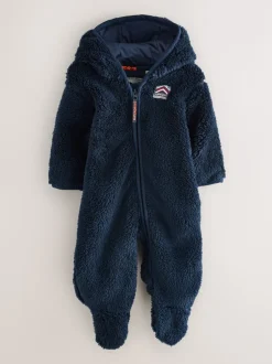 Superdry Bleu - Teddy Combinaison en polaire Discount
