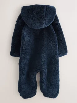 Superdry Bleu - Teddy Combinaison en polaire Discount