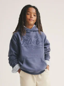 Superdry - Sweat à capuche Bleu Clearance