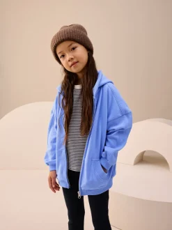 Next - Sweat à capuche zippé (3-16ans) Bleu Best
