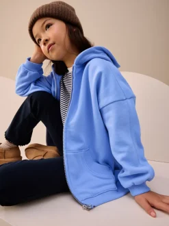 Next - Sweat à capuche zippé (3-16ans) Bleu Best
