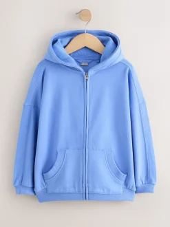 Next - Sweat à capuche zippé (3-16ans) Bleu Best