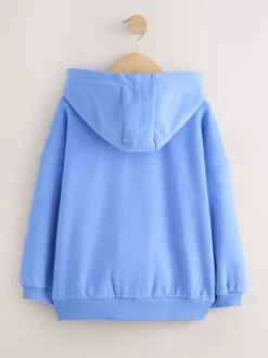 Next - Sweat à capuche zippé (3-16ans) Bleu Best
