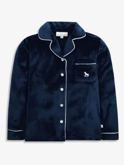 The Little Tailor Bleu - Kids Pyjama de Noël en velours doux de luxe Clearance