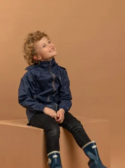 Trespass Bleu - Veste imperméable pliable Qikpac X Sale