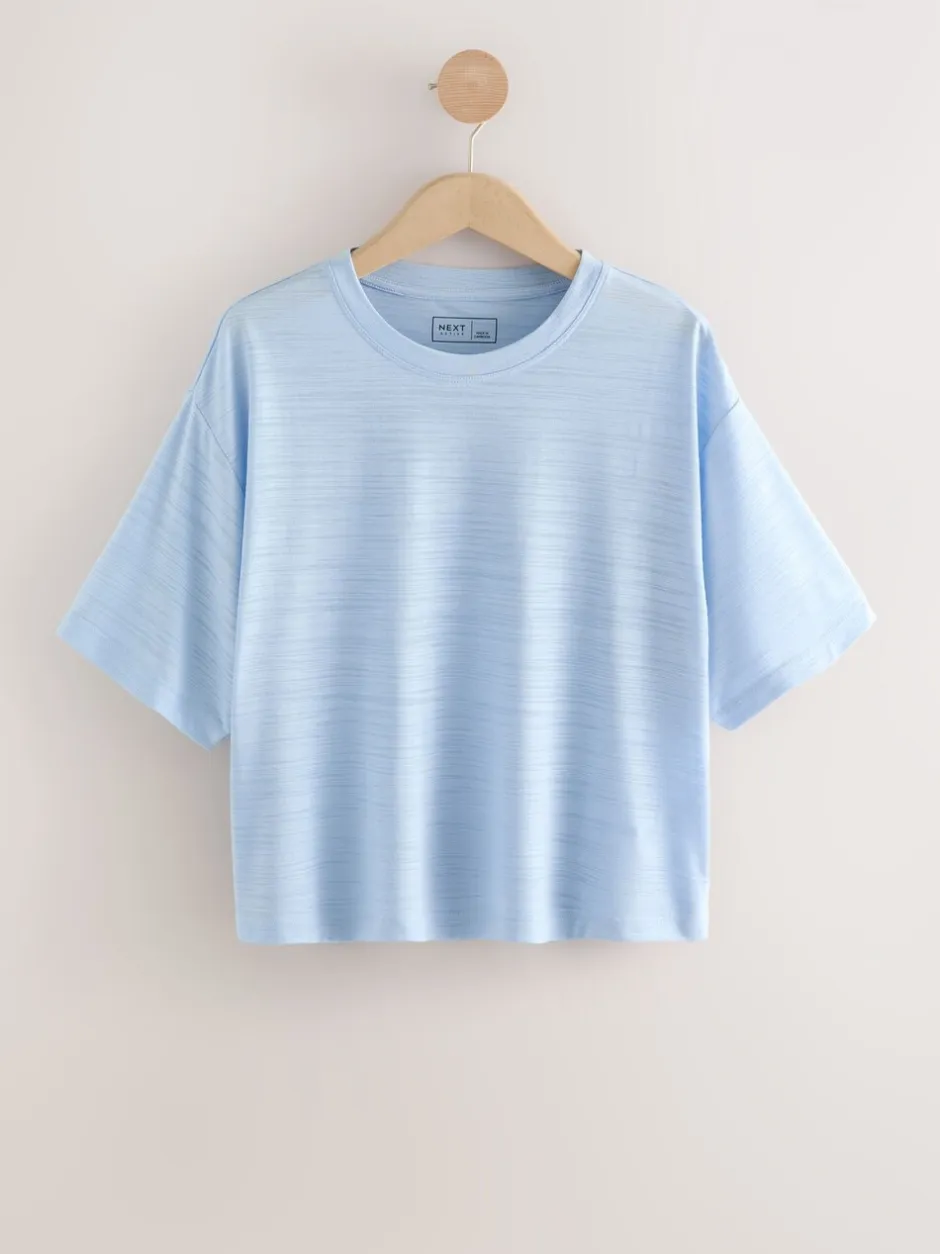 Next Bleu - T-shirt Active Crew Neck léger à manches courtes Hot