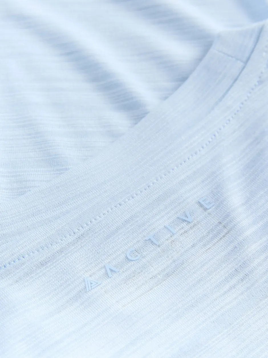 Next Bleu - T-shirt Active Crew Neck léger à manches courtes Hot