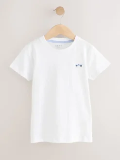 Next - T-shirt Manches courtes 5 Pack (3mois-7ans) Bleu