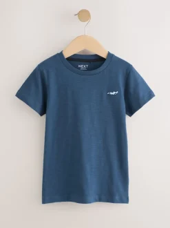 Next - T-shirt Manches courtes 5 Pack (3mois-7ans) Bleu