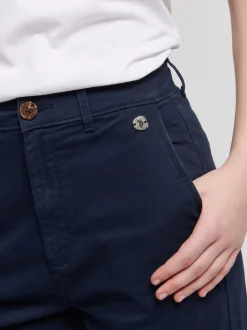 U.S. Polo Assn Bleu - . Short chino classique pour femmes Discount