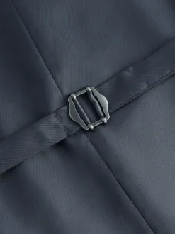 Next Bleu - Veste Coupe classique en Blend mélangée Motionflex Outlet