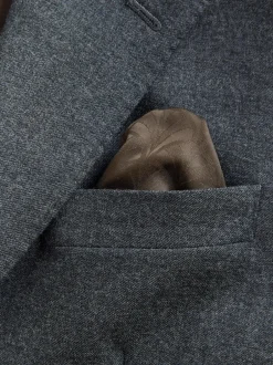 Next Bleu - Veste de costume habillée en laine mérinos Blend Sale