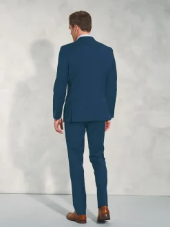 Brook Taverner Bleu - Veste de costume habillé lavable en laine mélangée Discount