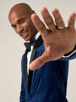 Skopes Bleu - Veste Paso habillée en velours Hot