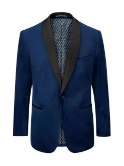 Skopes Bleu - Veste Paso habillée en velours Hot