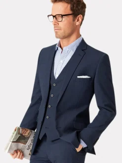 Brook Taverner Bleu - Veste slim Cassino Best
