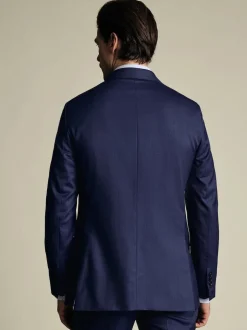 Charles Tyrwhitt Bleu - Veste slim Sharkskin Online