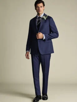 Charles Tyrwhitt Bleu - Veste slim Sharkskin Online