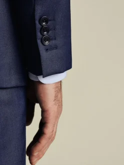 Charles Tyrwhitt Bleu - Veste slim Sharkskin Online