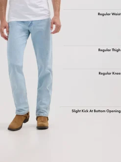 Wrangler Bleu - Original Fit 13MWZ Cowboy Cut 100% Cotton Jeans Hot