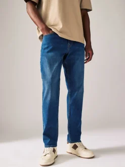 Next - Lit 1 place - Coupe ajustée Classic Jeans extensibles Bleu authentique New