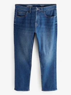 Next - Lit 1 place - Coupe ajustée Classic Jeans extensibles Bleu authentique New