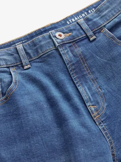 Next - Straight Fit Classic Jeans extensibles Bleu authentique Best
