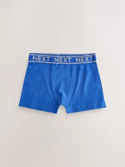 Next - Lot de 7 boxers (2-16ans) Bleu avec ceinture Or Clearance