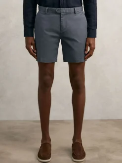 Reiss Bleu avio - Short chino casual Wicket coupe courte Clearance