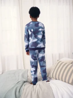Next Bleu camouflage Spray - Pyjama simple en laine polaire (3-16yrs) Discount