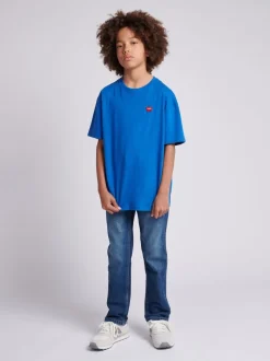 Wrangler Bleu Chrome - Jeanscoupe droite Hot