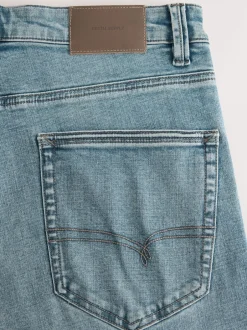 Next - Ajustement droit - Jean Motionflex Bleu clair Hot