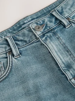 Next - Ajustement droit - Jean Motionflex Bleu clair Hot