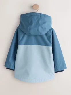 Next Bleu clair - Anorak doublé en polaire imperméable (3mois-7ans) Discount