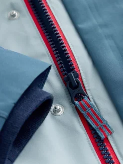 Next Bleu clair - Anorak doublé en polaire imperméable (3mois-7ans) Discount