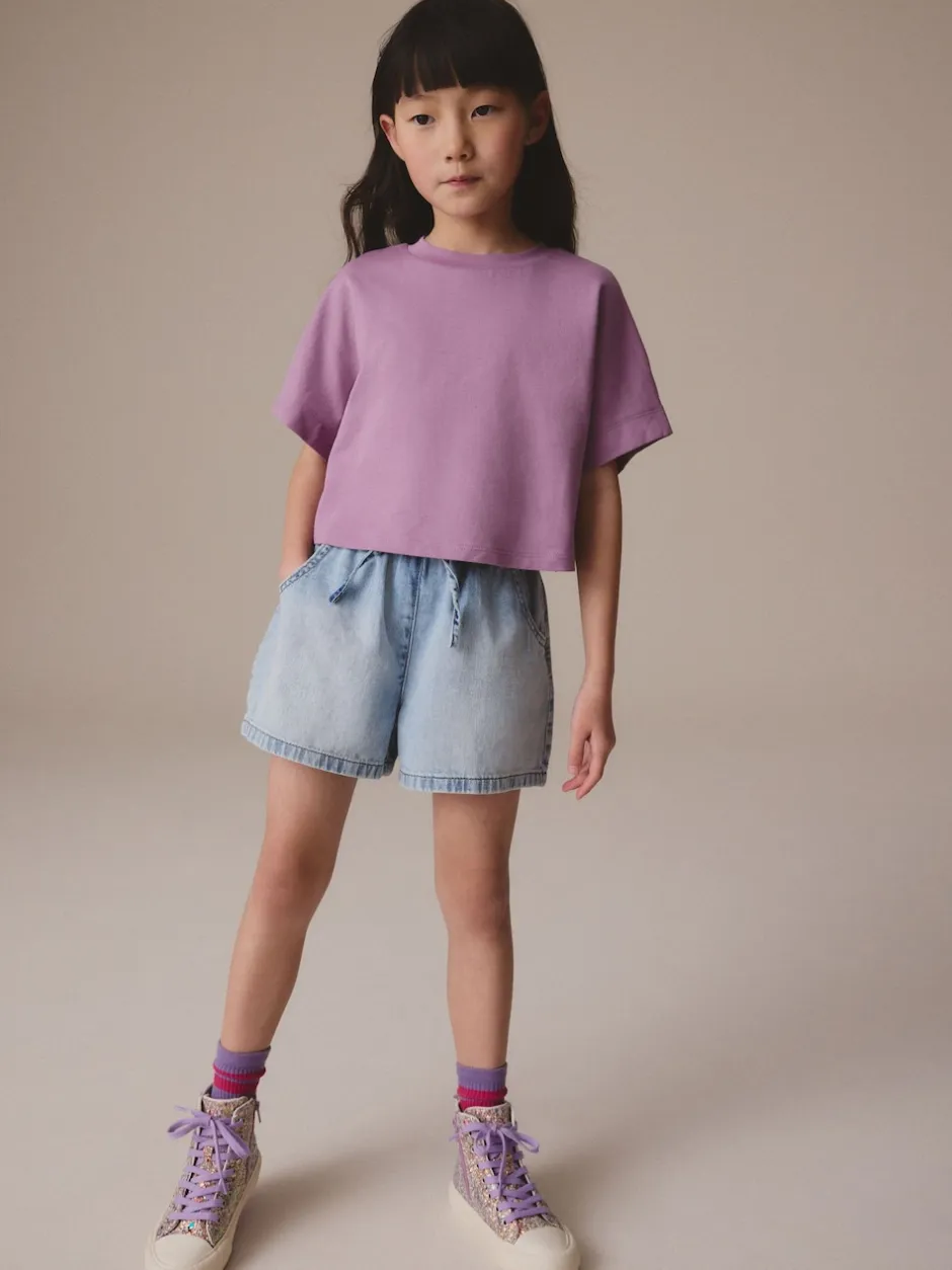 Next Bleu clair - Denim Courts métrages (3-16ans) Clearance